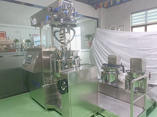 WES Chemical Machinery Equipment Automatic Vacuum Homogenizing Emulsifier Emulsifier ساخت ژل