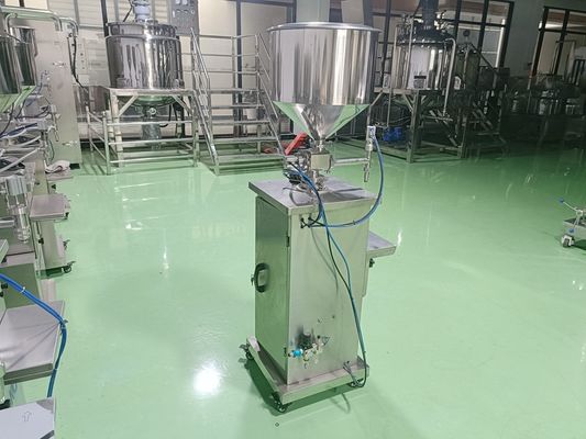 50-500 میلی لیتر پرکننده پیستون خمیری تک سر پنوماتیک