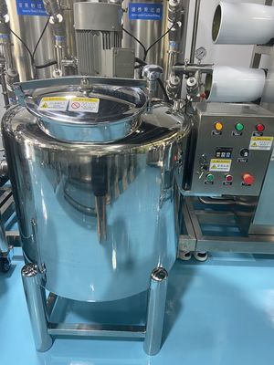 مخزن 300 لیتری نگهدارنده کرم استیل ضد زنگ متحرک